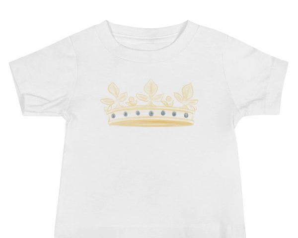 Prince Crown Watercolor T-Shirt by Pretty Plain Paper