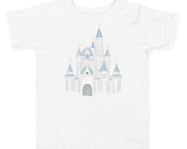 Princess Castle Watercolor T-Shirt by Pretty Plain Paper