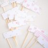 It's My Birthday Party Flag Toppers by Pretty Plain Paper