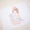 Baby Doll Birthday Printable Party Backdrop by Pretty Plain Paper
