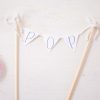 Bubble Birthday Party Printable Cake Topper by Pretty Plain Paper