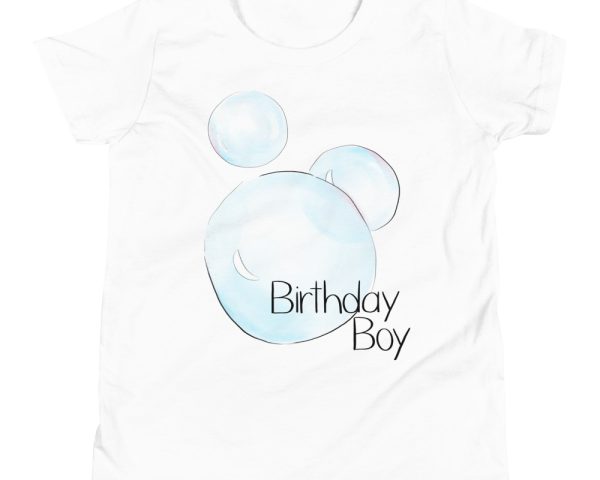 Bubble Birthday Party T-Shirt by Pretty Plain Paper
