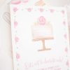 Cake Party Invitation Printable by Pretty Plain Paper