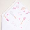 Cake Party Invitation Envelope Liner, Have your cake and eat it two party, Cake Decorating Party Printables by Pretty Plain Paper