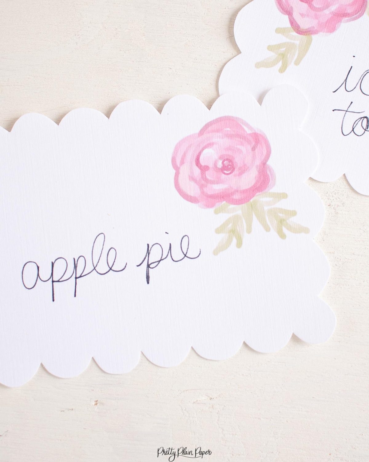 Cake Party Food Labels, Have your cake and eat it two party, Cake Decorating Party Printables by Pretty Plain Paper