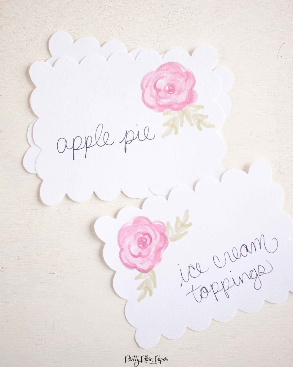 Cake Party Food Labels, Have your cake and eat it two party, Cake Decorating Party Printables by Pretty Plain Paper