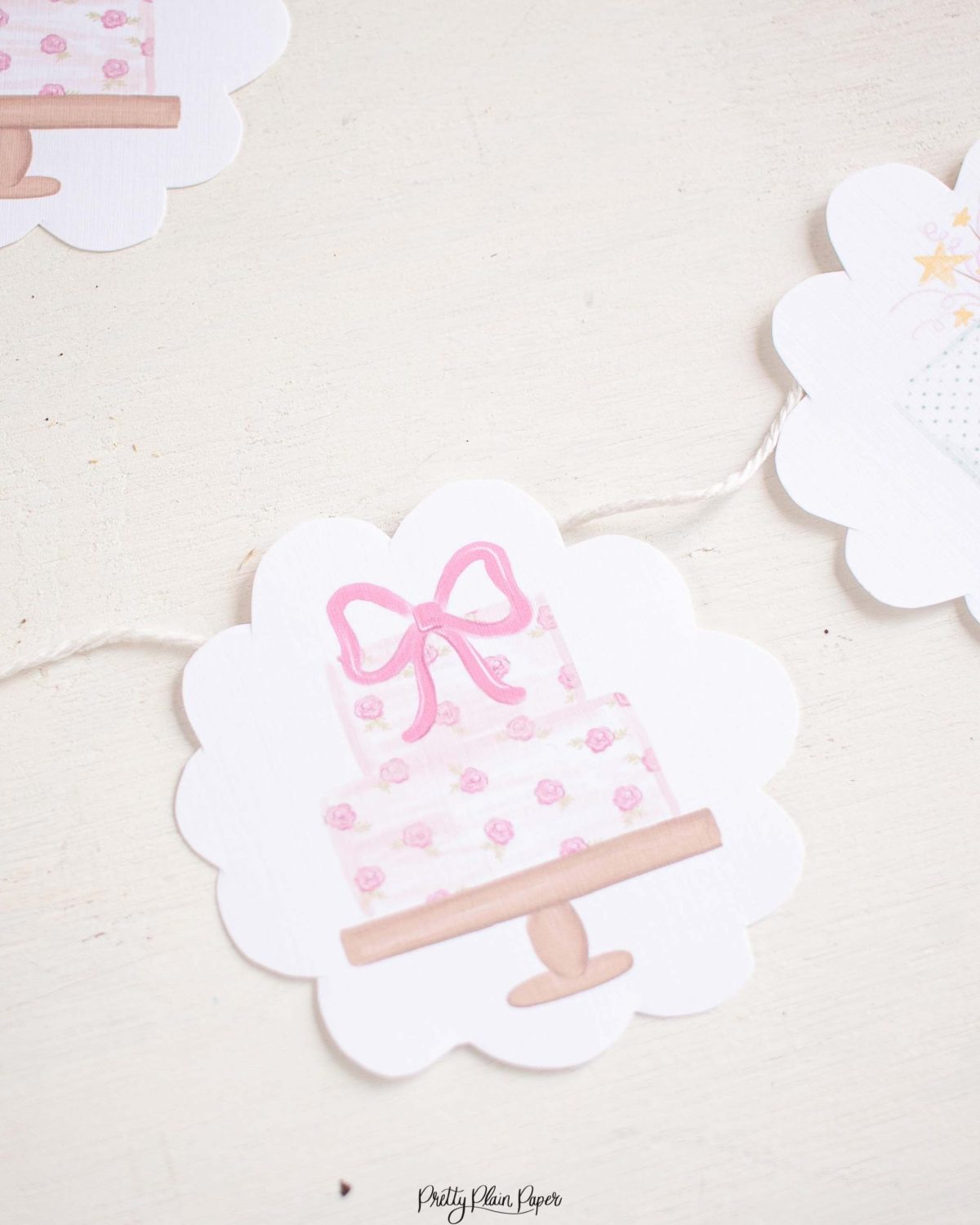 Cake Party Banner, Have your cake and eat it two party, Cake Decorating Party Printables by Pretty Plain Paper