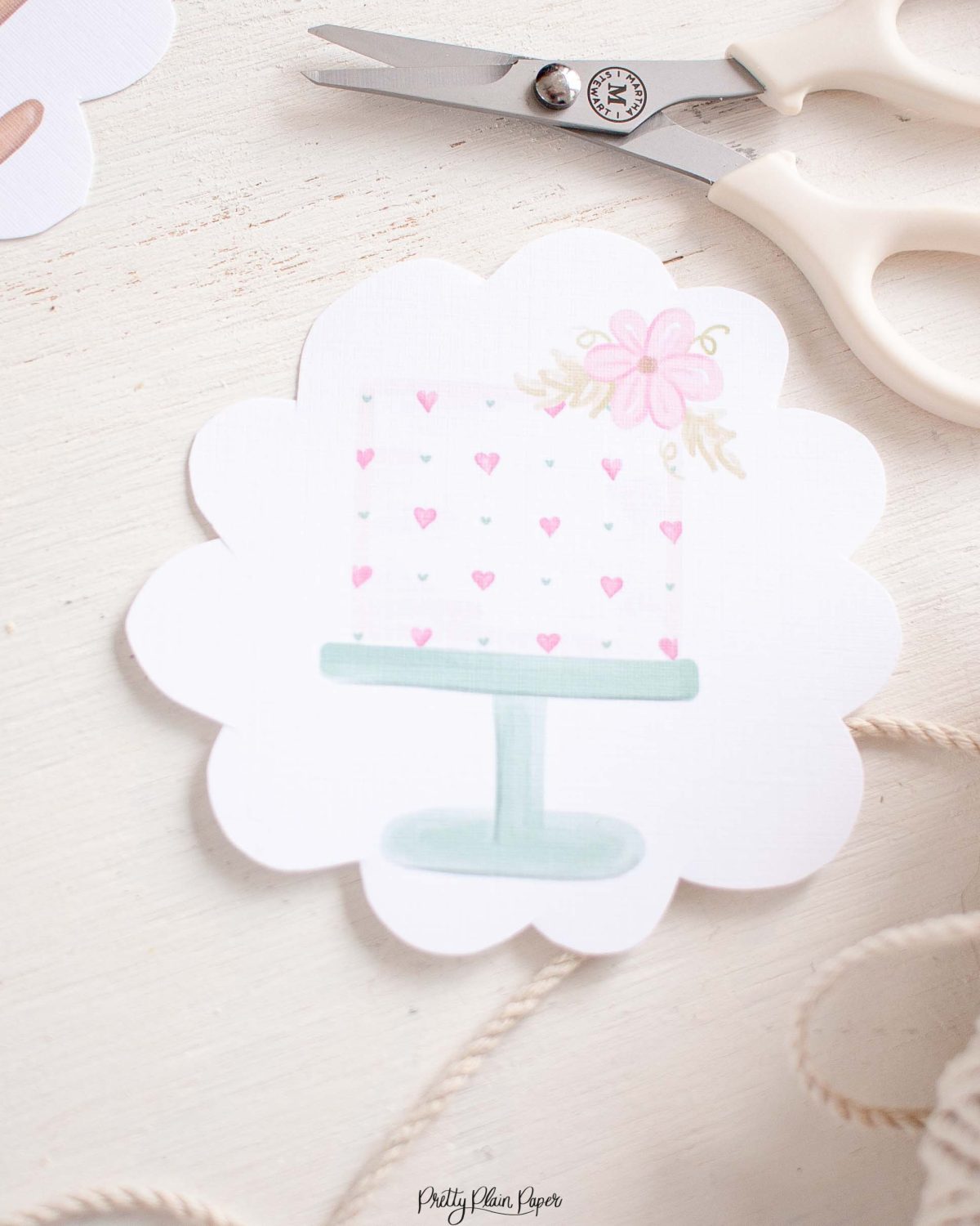 Cake Party Banner, Have your cake and eat it two party, Cake Decorating Party Printables by Pretty Plain Paper