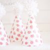 Red Roses Party Hats Printable by Pretty Plain Paper