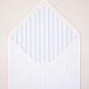 Blue Stripe Envelope Liner Printable by Pretty Plain Paper