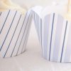 Blue Pattern Cupcake Wrappers by Pretty Plain Paper