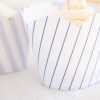Blue Pattern Cupcake Wrappers by Pretty Plain Paper