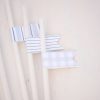 Printable Straw Flag Toppers, Blue Patterns by Pretty Plain Paper