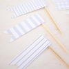 Blue Pattern, Stripe, and Gingham Cupcake Toppers Printable by Pretty Plain Paper