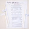 Printable Straw Flag Toppers, Blue Patterns by Pretty Plain Paper