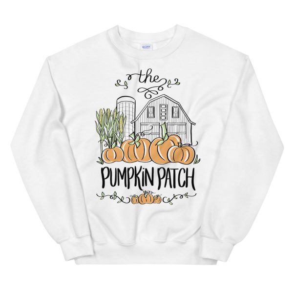 Hand Drawn Watercolor Pumpkin Patch Sweatshirt, T-shirt by Pretty Plain Paper