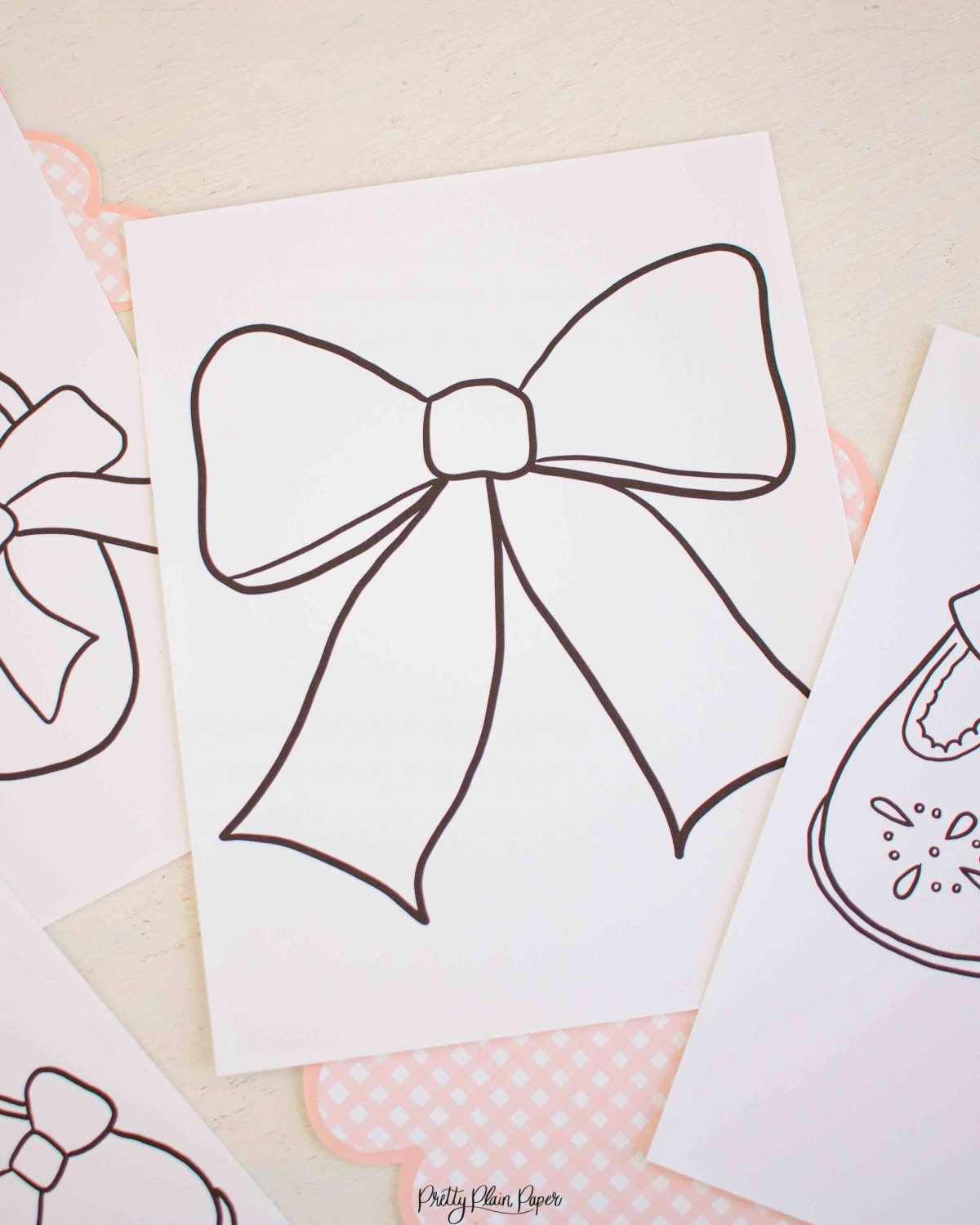 One two buckle my shoe coloring pages printable by Pretty Plain Paper