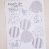 Watercolor Pancakes & Pajamas Cupcake Toppers by Pretty Plain Paper for a Pancakes and Pajamas Party