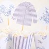 Watercolor Pancakes & Pajamas Cupcake Toppers by Pretty Plain Paper for a Pancakes and Pajamas Party