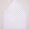 Blue Dots Envelope Liner by Pretty Plain Paper