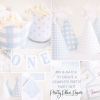 Blue Gingham Party by Pretty Plain Paper