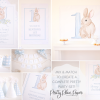 Bunny Birthday Party Printables by Pretty Plain Paper