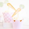 Watercolor Carrot Cupcake Toppers for a Bunny Birthday Party