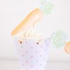 Watercolor Carrot Cupcake Toppers for a Bunny Birthday Party