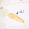Carrot Food and Beverage Labels for a Bunny Theme Birthday Party by Pretty Plain Paper