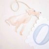 Watercolor Blue ONE Highchair Banner by Pretty Plain Paper