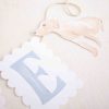Watercolor Blue ONE Highchair Banner by Pretty Plain Paper