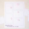 Pink Floral Food and Beverage Labels by Pretty Plain Paper