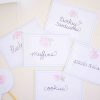 Pink Floral Food and Beverage Labels by Pretty Plain Paper