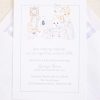 Watercolor Nursery Rhyme Invitation by Pretty Plain Paper for a Mother Goose Birthday Party OR Baby Shower