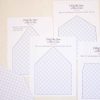 Blue Gingham Envelope Liners by Pretty Plain Paper