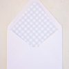 Blue Gingham Envelope Liners by Pretty Plain Paper