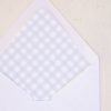 Blue Gingham Envelope Liners by Pretty Plain Paper