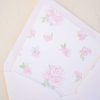 Pink Floral Envelope Liners by Pretty Plain Paper