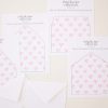 Pink Hearts Envelope Liner by Pretty Plain Pape