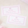 My Little Unicorn Label for Adopt a Unicorn Party Favor Activity by Pretty Plain Paper for a Pink Unicorn Party