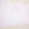 Watercolor Unicorn Thank You Note Card Printable Stationery for a Pink Unicorn Birthday Party by Pretty Plain Paper