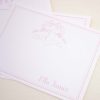 Watercolor Unicorn Thank You Note Card Printable Stationery for a Pink Unicorn Birthday Party by Pretty Plain Paper
