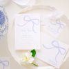 Watercolor Simple Blue Bow Baby Shower Invitation by Pretty Plain Paper for a Simple Bow Baby Shower