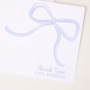 Watercolor Blue Bow Thank You Card Stationery by Pretty Plain Paper for Pretty Blue Bow Stationery Set