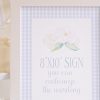 Blue Gingham 8x10 Sign by Pretty Plain Paper for a Blue Gingham Birthday Party, Baby Shower, or Bridal Shower