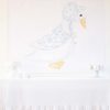 Watercolor Mother Goose Backdrop by Pretty Plain Paper for a Mother Goose Birthday Party or Mother Goose Baby Shower
