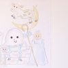 Watercolor Nursery Rhyme Backdrop by Pretty Plain Paper for a Nursery Rhyme Baby Shower or Nursery Rhyme First Birthday Party